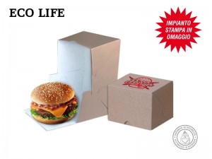 SCATOLE PER CIBO DA ASPORTO PERSONALIZZATE MONOPORZIONE ECO LIFE